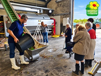 Accueil Ferme Pédagogique EHPAD - Vignerons Indépendants