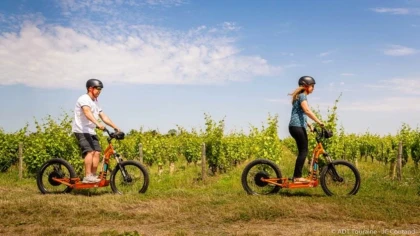 Balade en gyropode ou trottinette électrique dans le vignoble et visite dégustation - Vignerons Indépendants