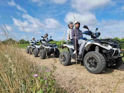 Balade en quad electrique dans le vignoble - Vignerons Indépendants