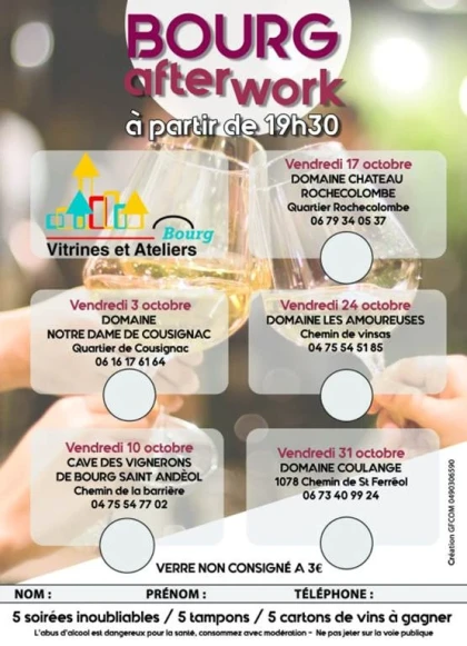 Bourg Afterwork - Vignerons Indépendants