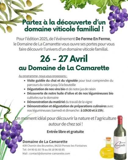 De Ferme en Ferme - Vignerons Indépendants
