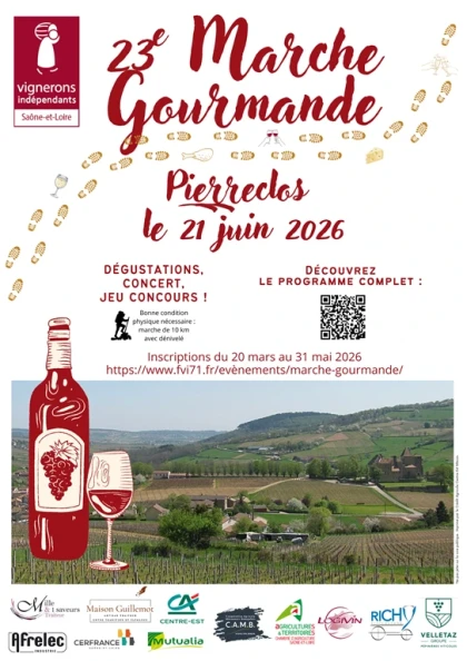 Marche gourmande Vins et gourmands en promenade 2026 - Vignerons Indépendants