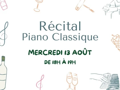 Récital Piano Classique - Vignerons Indépendants