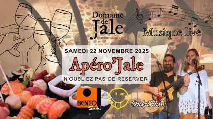 Soirée Apéro'Jale Vin & Sushis  22 novembre 2025 - Vignerons Indépendants