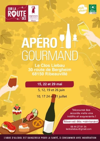 apéro gourmand - Vignerons Indépendants