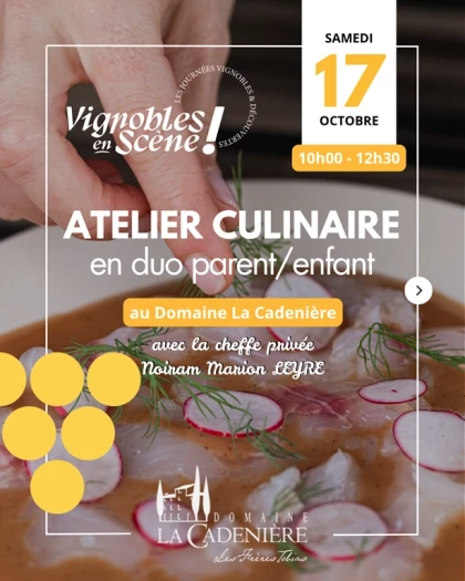 ATELIER CULINAIRE Parent/Enfant - Vignerons Indépendants