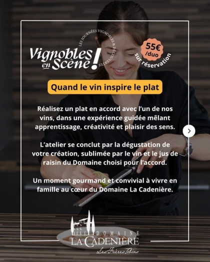 ATELIER CULINAIRE Parent/Enfant - Vignerons Indépendants