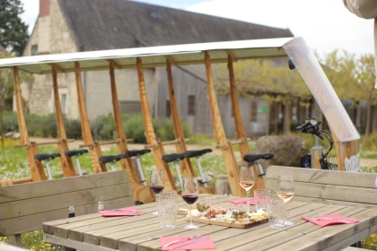 Balade au cœurs des vigne, visite du chai et dégustation à bord du Woodyspace. - Vignerons Indépendants
