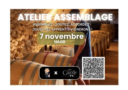 Samedi 7 novembre "Atelier assemblage & accords mets et vins" - Vignerons Indépendants