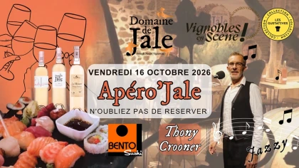 Soirée Apéro'Jale Vin & Sushis 16 octobre - Vignerons Indépendants