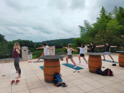Yoga avec vue - Vignerons Indépendants