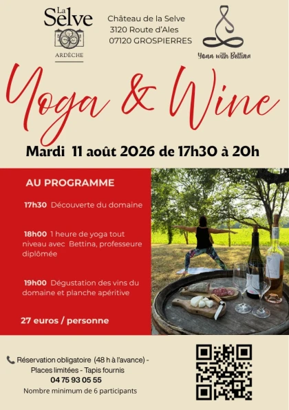 Yoga & Wine - Vignerons Indépendants