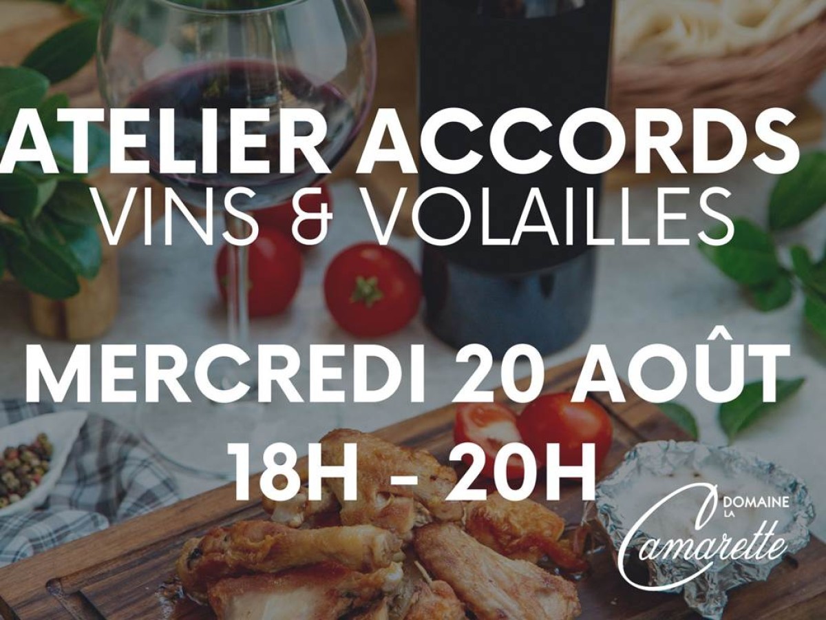 Atelier Dégustation Accords - Vins & Volailles - Vignerons Indépendants