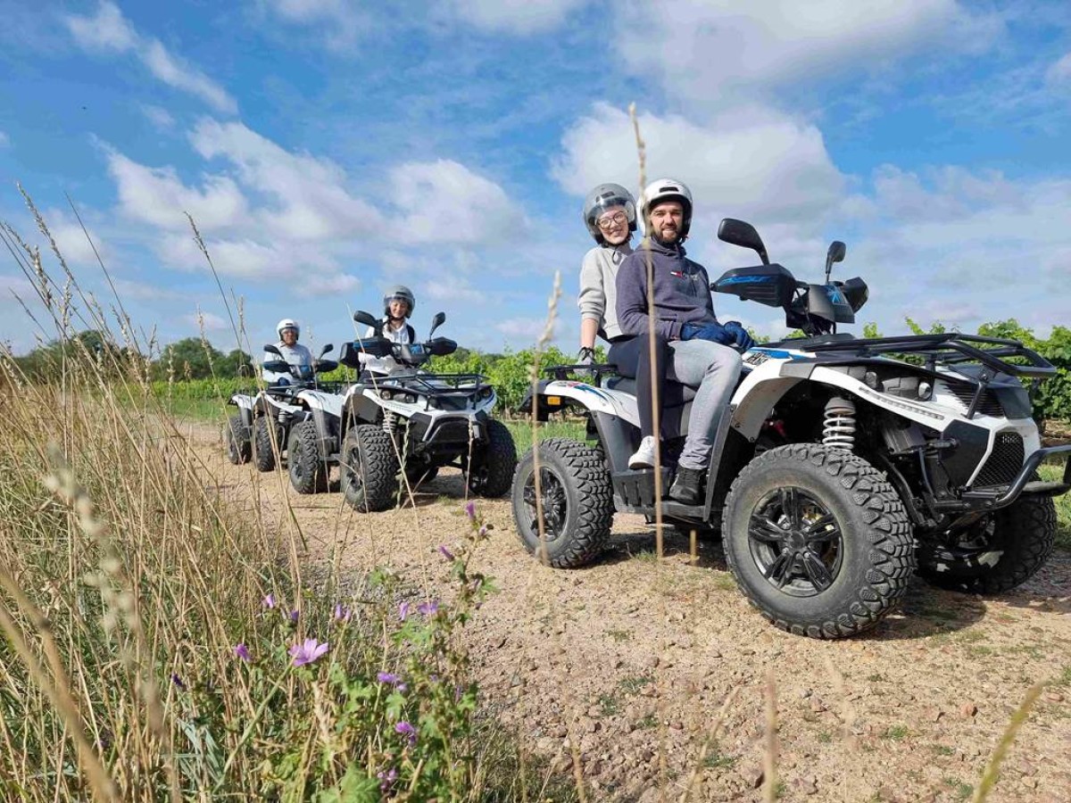 Balade en quad electrique dans le vignoble - Vignerons Indépendants