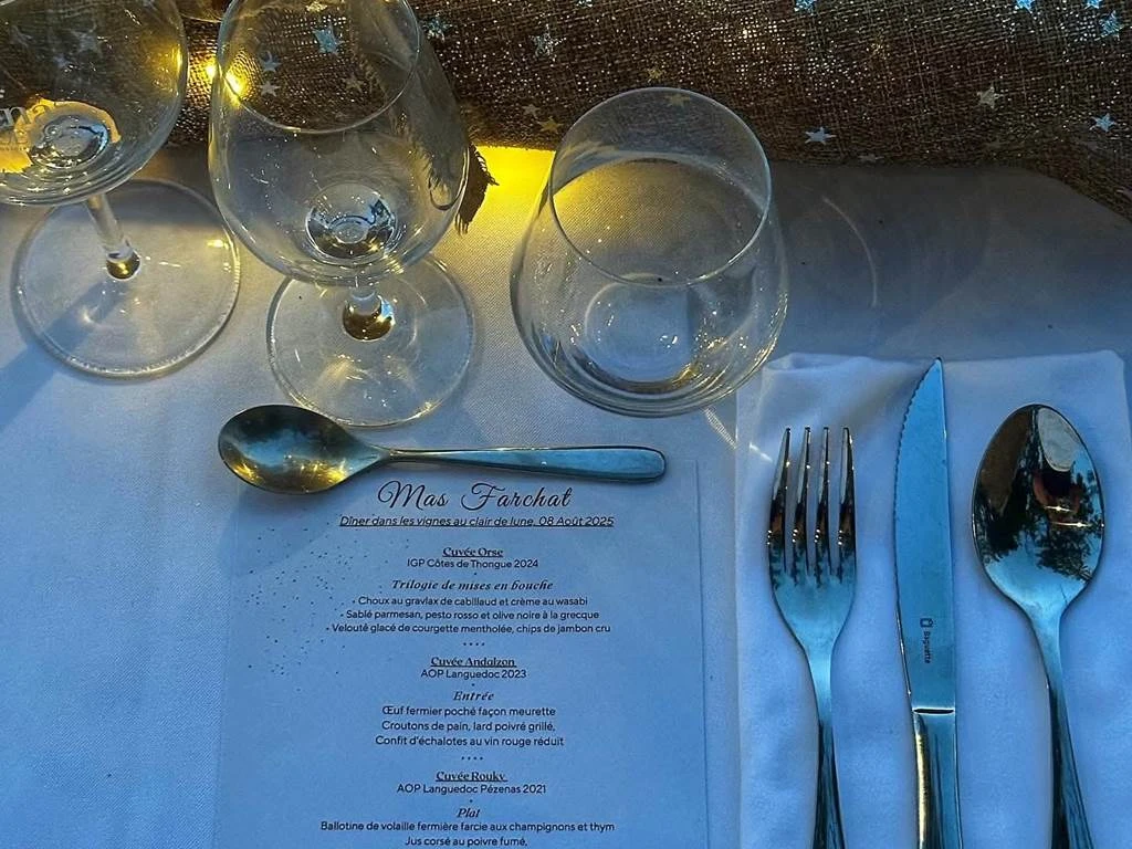 Dîner champêtre élégant et balade au clair de lune - Vignerons Indépendants