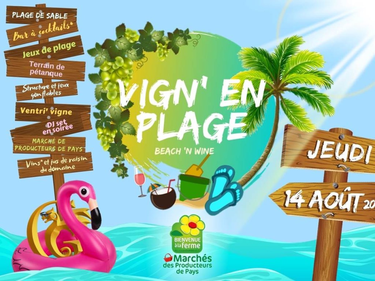 Événement "Vign' en Plage" - Vignerons Indépendants