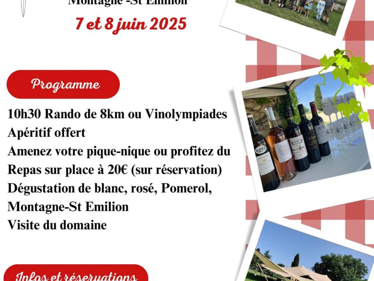 Journée Pique nique du vigneron avec repas 7 et 8 juin 2025 - Vignerons Indépendants