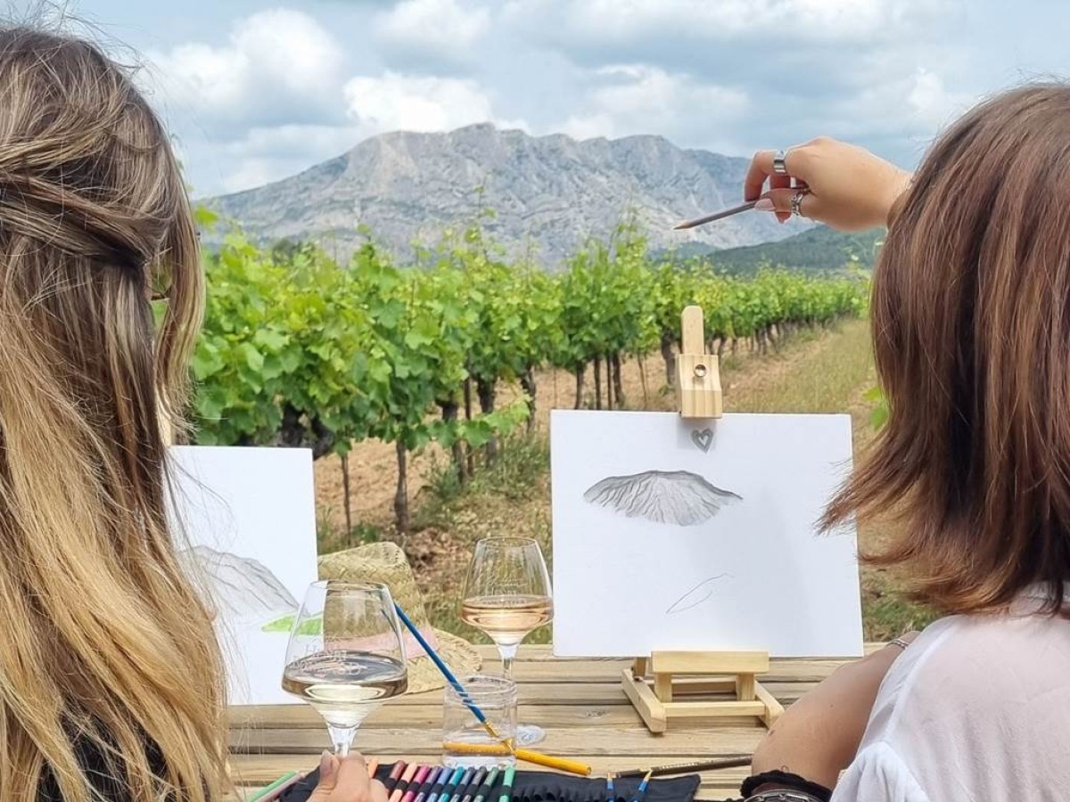 Peinture dans les vignes - Vignerons Indépendants