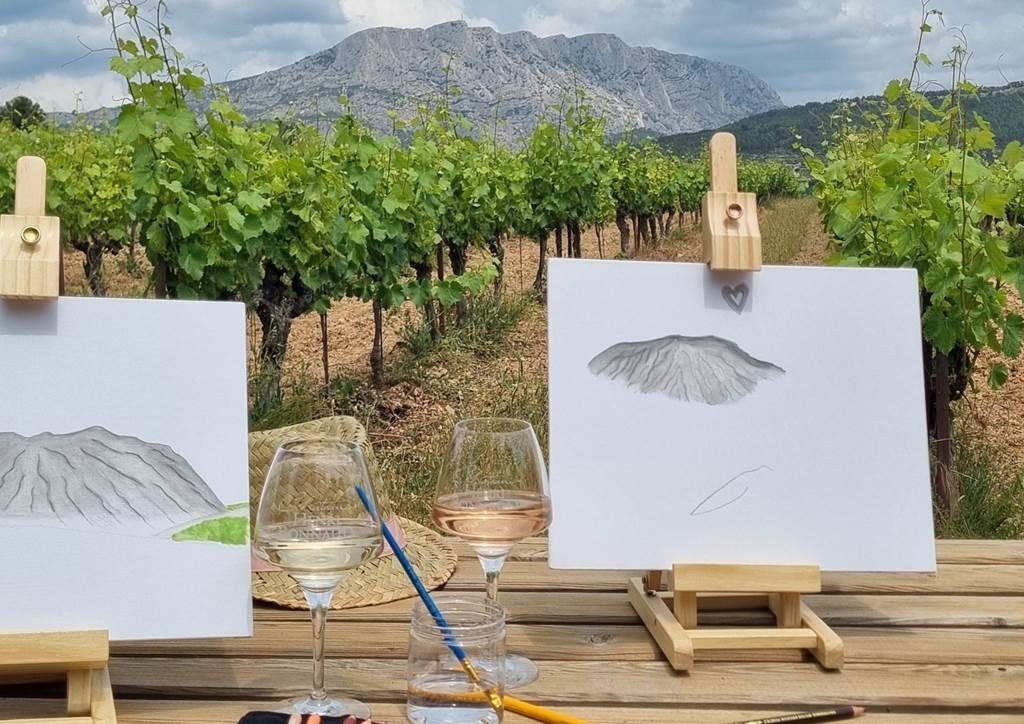 Peinture dans les vignes - Vignerons Indépendants