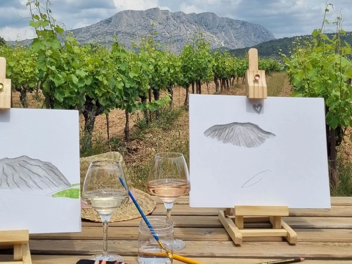 Peinture dans les vignes - Vignerons Indépendants