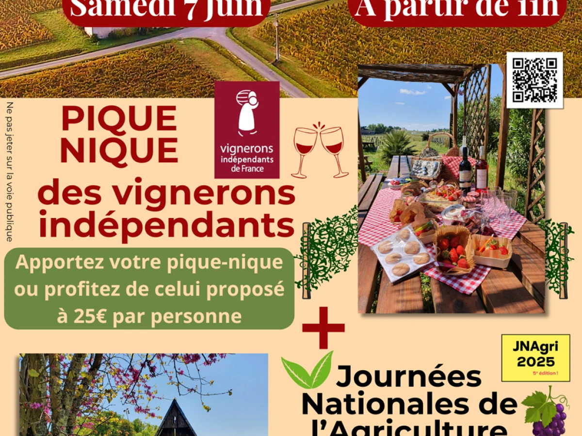 Pique-nique Vigneron Indépendant et JNA - Vignerons Indépendants