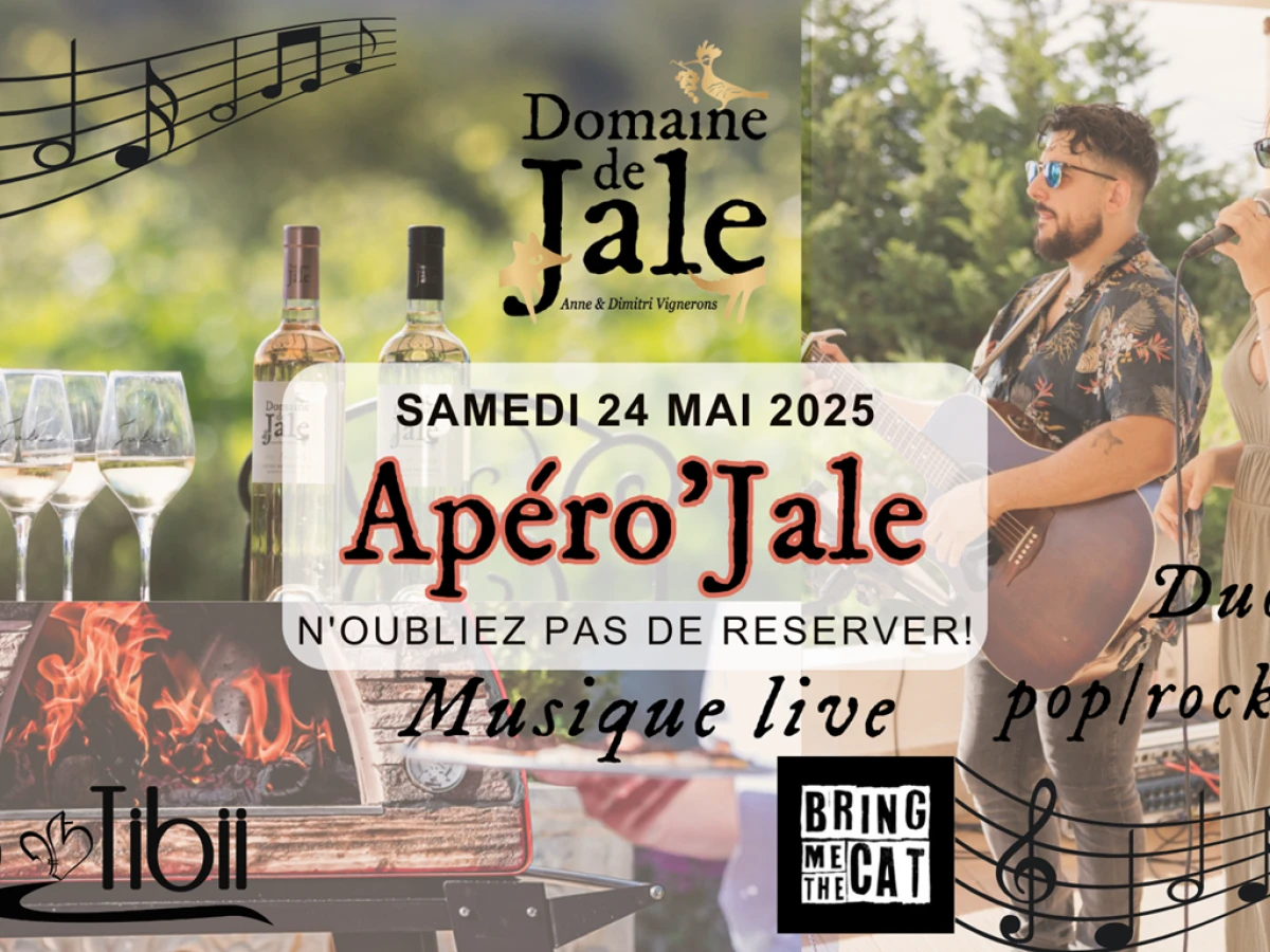 Soirée Apéro'Jale Vin & Cuisine au feu de bois 24 mai 2025 - Vignerons Indépendants