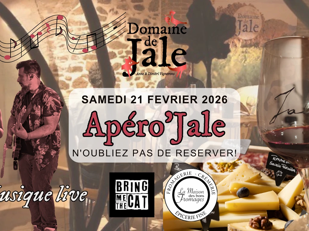 Soirée Apéro'Jale Vin & Fromages 21 février 2026 - Vignerons Indépendants
