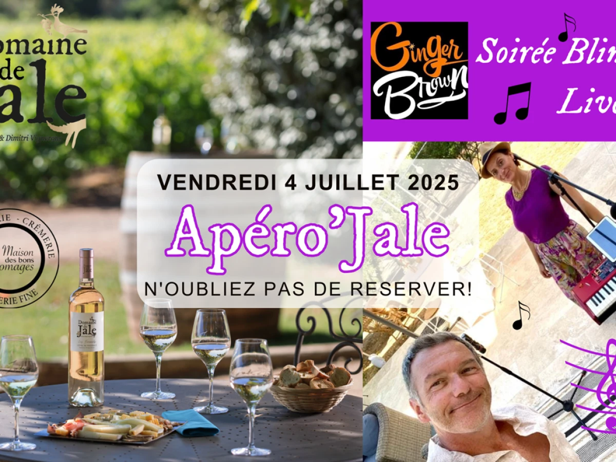 Soirée Apéro'Jale Vin, Fromages & blind test musical live 4 juillet 2025 - Vignerons Indépendants