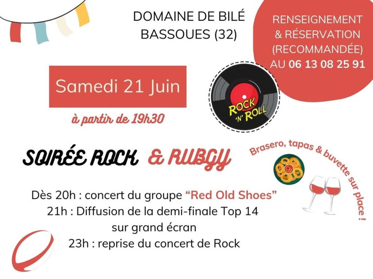 Soirée Rock & Rugby - Vignerons Indépendants